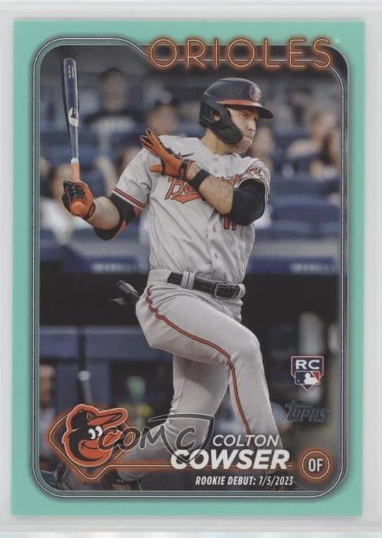 2024 Topps Update Rookie Debut Aqua Colton Cowser #US72 Rookie RC