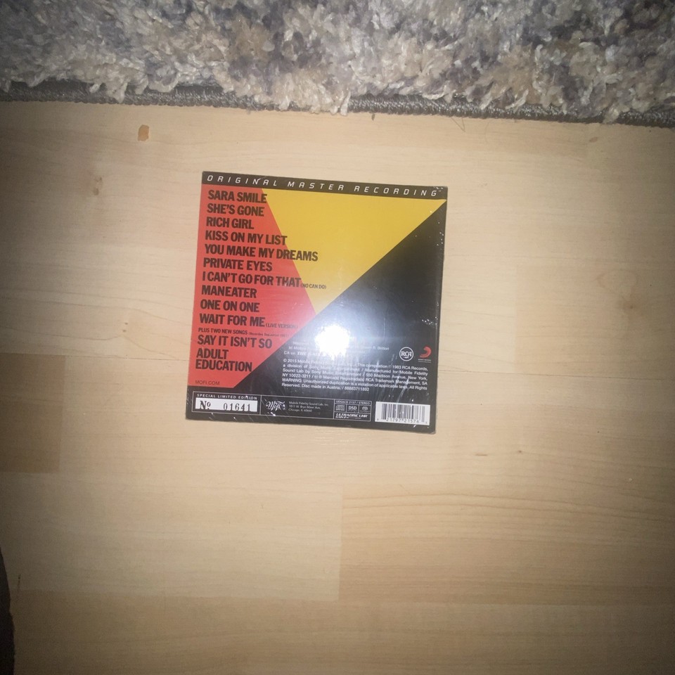 Darryl Hall And John Oates SACD Cd Limited Edition 1641 New Hybrid ...