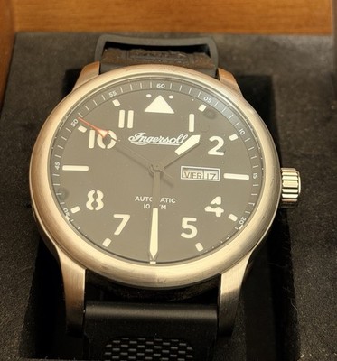  Ingersoll Hatton Classic Automatic Watch with Leather Strap I01303