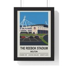 The Reebok Stadium Bolton Wanderers Poster Print Football Ground Art Minimal