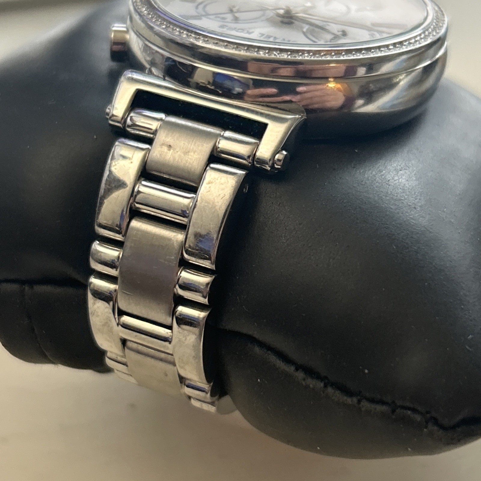 AUTHENTIC MICHAEL KORS SOFIE CRYSTALS SILVER CHRO… - image 3