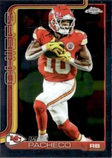 2025 Topps Chrome Football NFL Isiah Pacheco Kansas City Chiefs #149