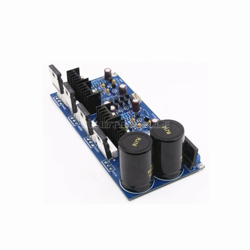 1pcs New Assembled HIFI Class AB Stereo Amplifier Board A1943+C5200 Power AMP - Image 4 of 4