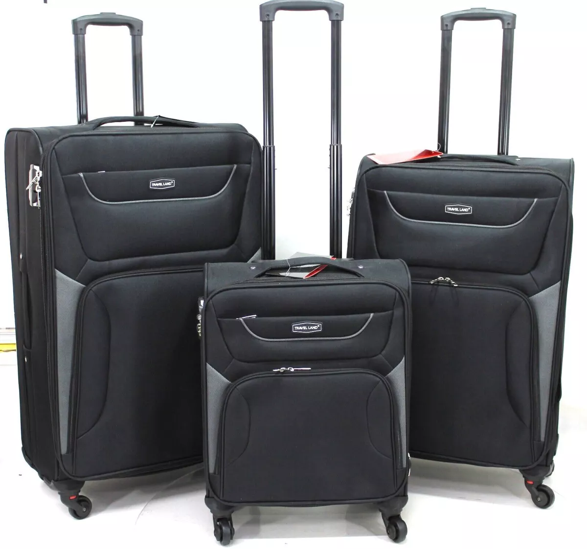 4 wheel suitcase set deals