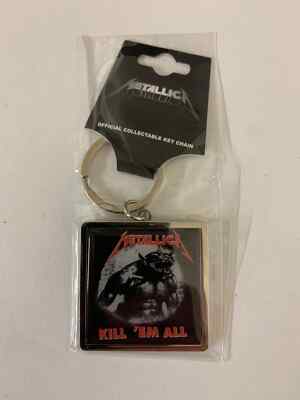 METALLICA KILL EM ALL JUMP IN THE FIRE METALL SCHLÜSSELRING OFFIZIELL LIZENZIERT