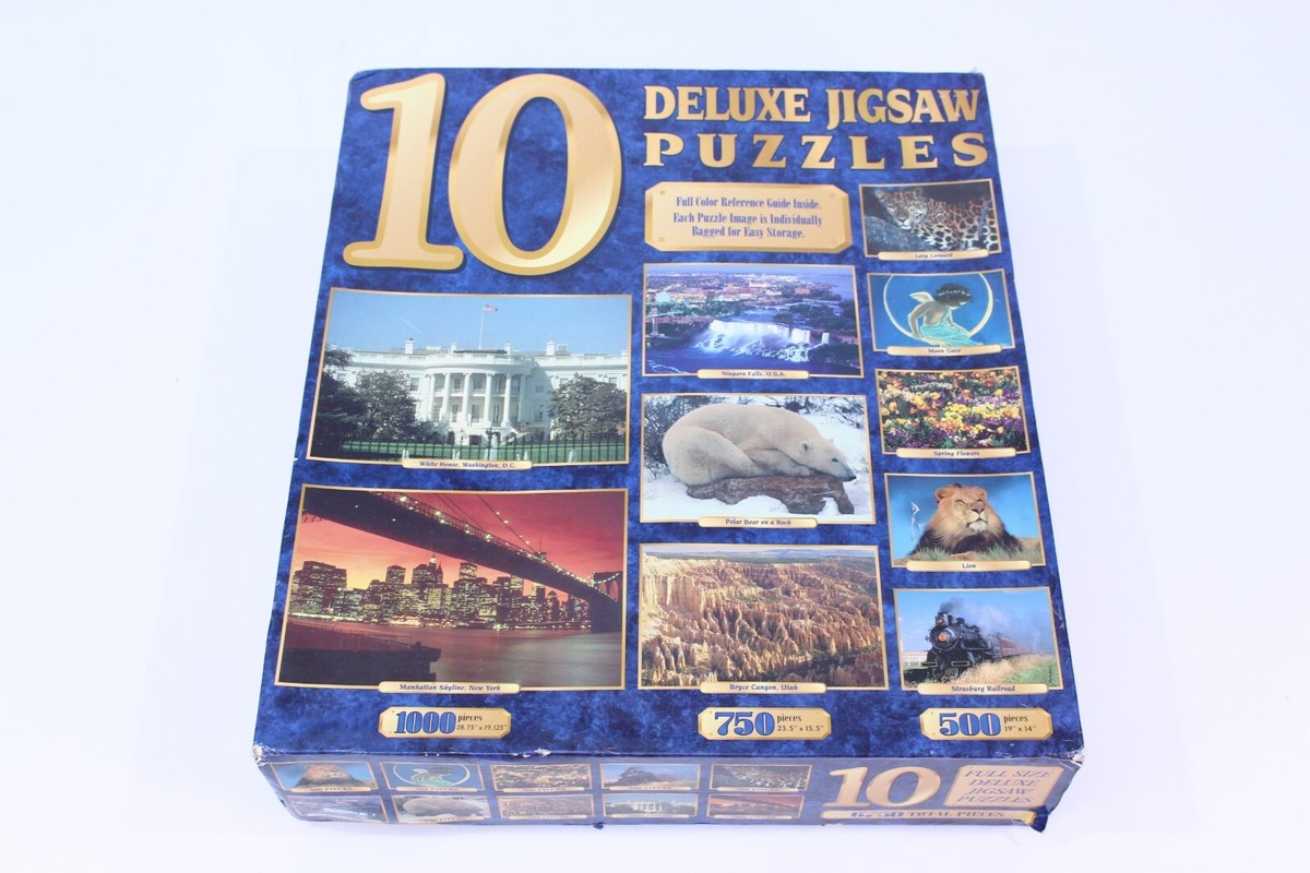 10 Deluxe Jigsaw Puzzles With World Trade Center Included 6750pc