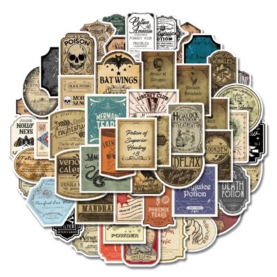 20 PCS Vintage Potion Labels Stickers BRAND NEW