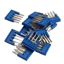 Lot of 15 Phoenix Contact 3213112 FBS 5-3,5 BU Plug-In Bridge 5-Pos, 3.5mm Pitch