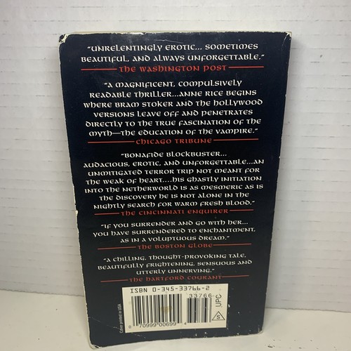 Anne Rice Book Lot, 7 Paperback Books, Vampire Chronicles/The Mummy/New Vampires - Picture 5 of 16
