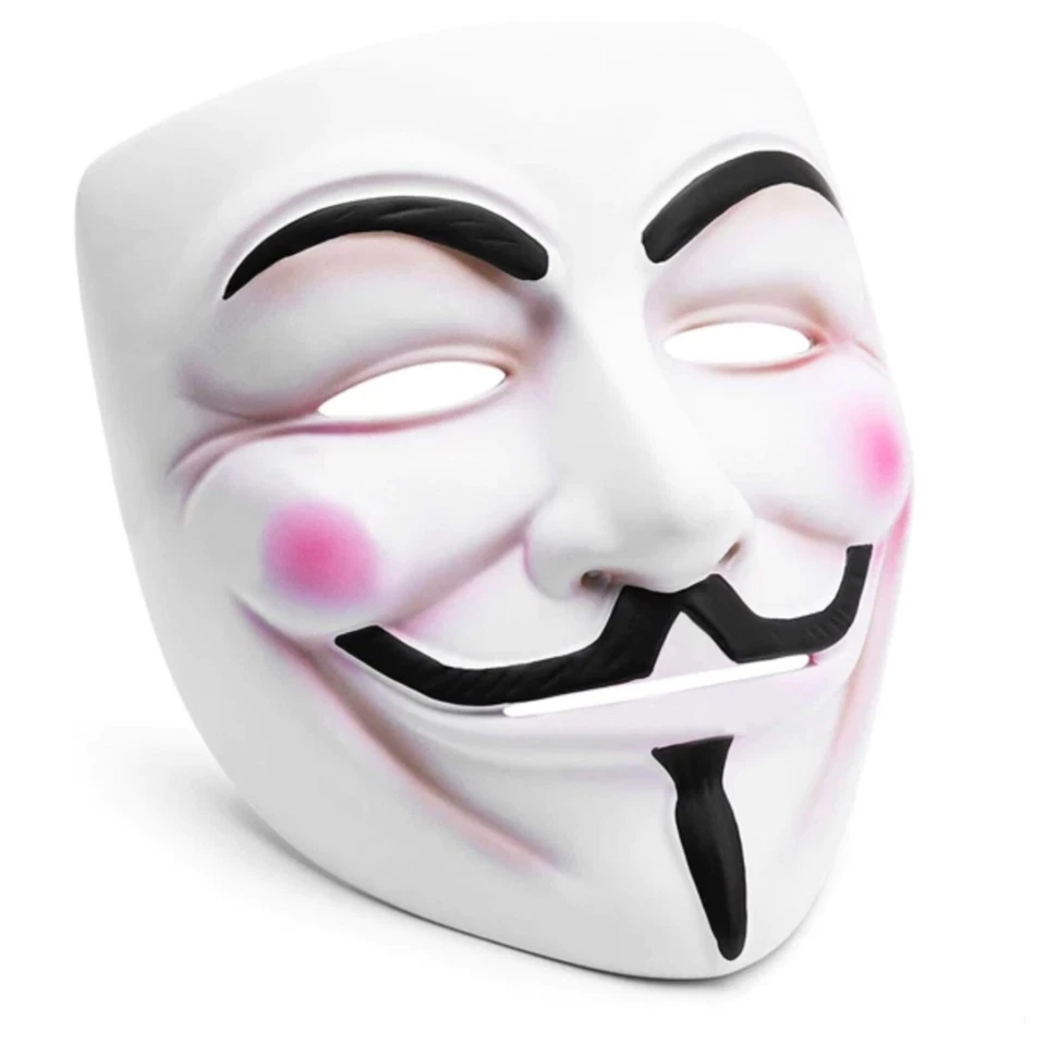 ANONYMOX Guy Fawkes Maske Anonymous Vendetta Halloween Party Fasching Karneval - Bild 2 von 2