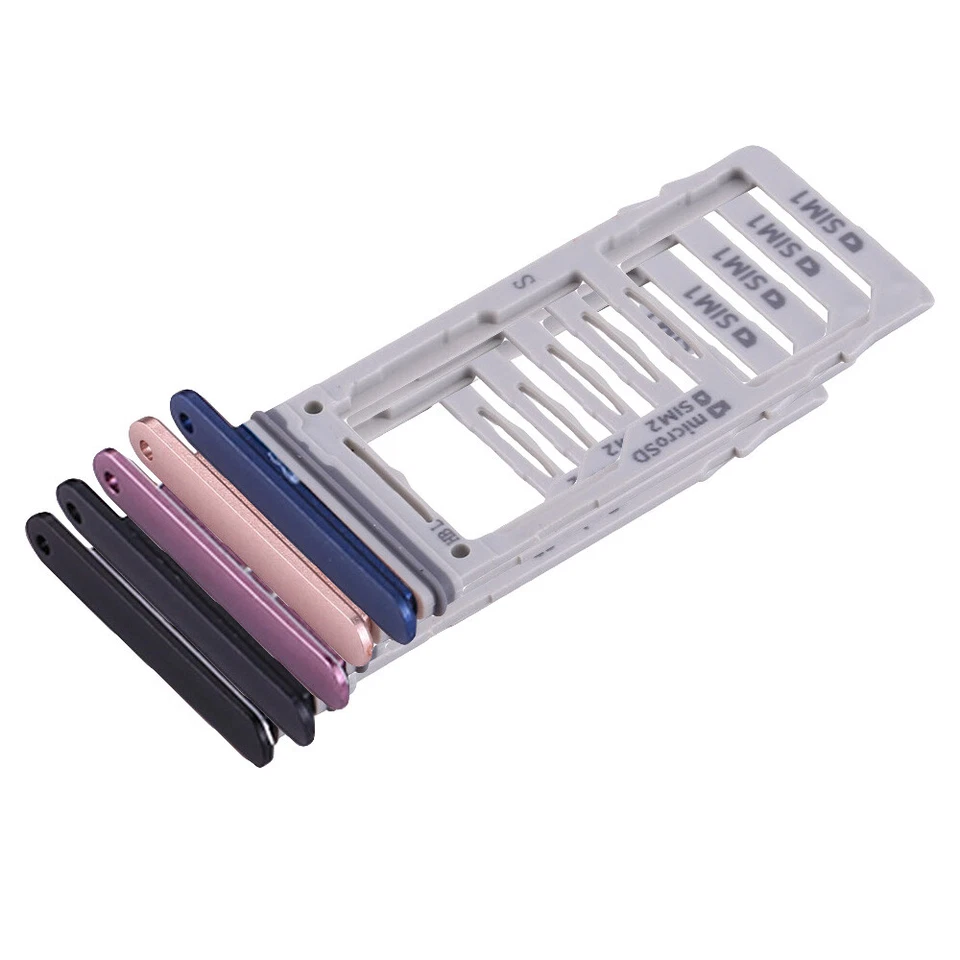 BAGMAXX Dual Sim Tray für Samsung Galaxy S9 S9+ Kartenhalter Fach Schlitten SD Card Slot