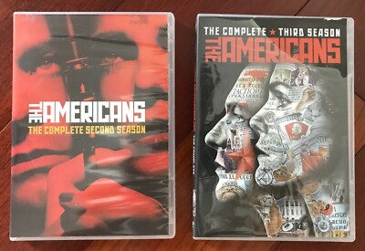 The Americans: Seasons 2 & 3 (DVD, 2016, 4-Disc Sets)