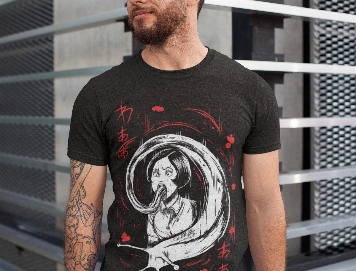 T-Shirt Tomie Junji Ito Uzumaki Horror Anime Manga Japanese Japan Guro Gore  Cult