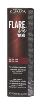 FLARE Me Dark Permanent Cream Color Que Sera Syrah 4RR