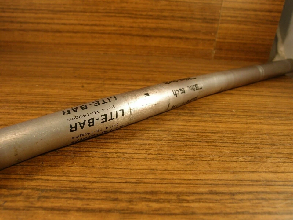 1990's MTB aluminium flat handlebar BIKE TECH Lite bar 2014 T6 140 gram 25.4 mm - Image 3 of 4