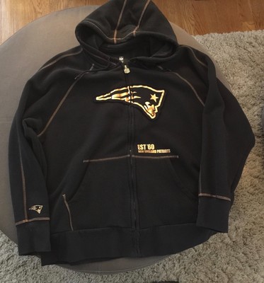 new england patriots hoodie gold collection