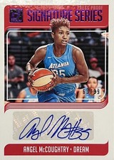 2019 Panini Donruss WNBA - Signature Series Angel McCoughtry #SS-AMC (AU) /99