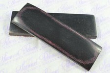 New Pair of Black & Violet Canvas Micarta Knife Scale Making Parts Micarta Blank