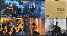 Aliens 1986 ORIG 9X12 (16) GERMAN LOBBY CARD SET SIGOURNEY WEAVER CARRIE HENN