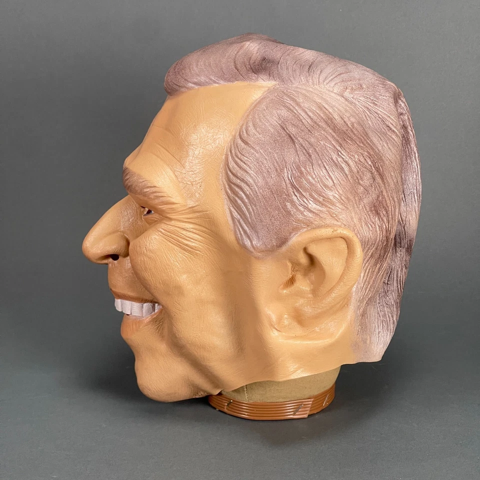 Cesar G.W. 1999 vintage Máscara de Halloween Bush cabeza completa unisex con disfraces para adultos Foto 3 de 4