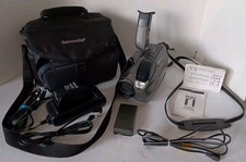 Panasonic Palmcorder PV-D209D VHS C Camcorder Black W/Charger  Carrying Case