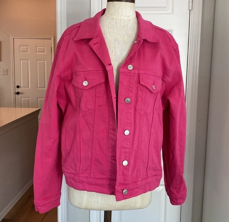 Rails Hibiscus Mulholland Denim Jacket Sz Xl Pre Owned  - Image 4 of 4