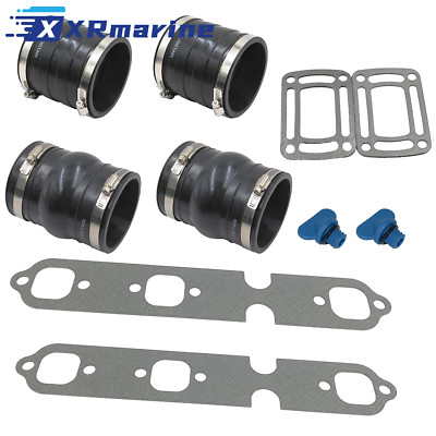 Volvo Penta 4.3L Sterndrive V6 Motor Auspuffbalg Kit mit Dichtung 3853412 351325