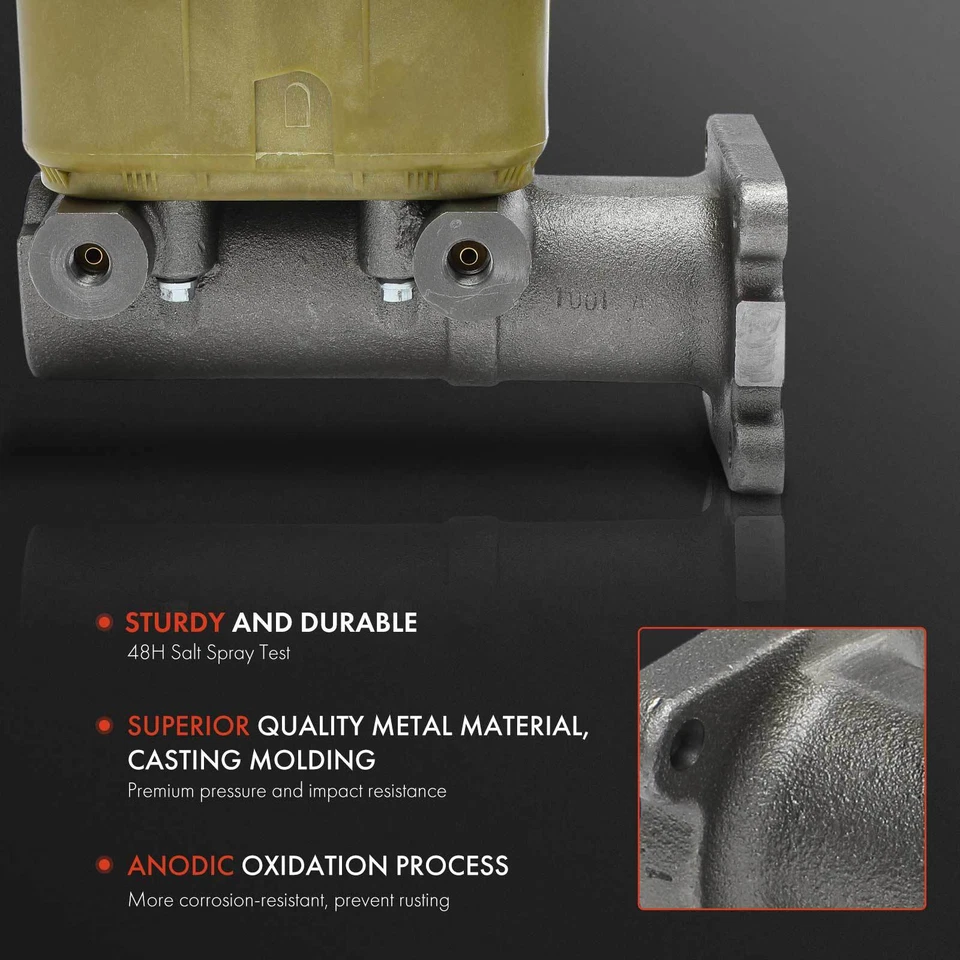 Cilindro maestro de freno con depósito y sensor para Chevrolet GMC B7 P6000 Isuzu FVR Foto 2 de 4