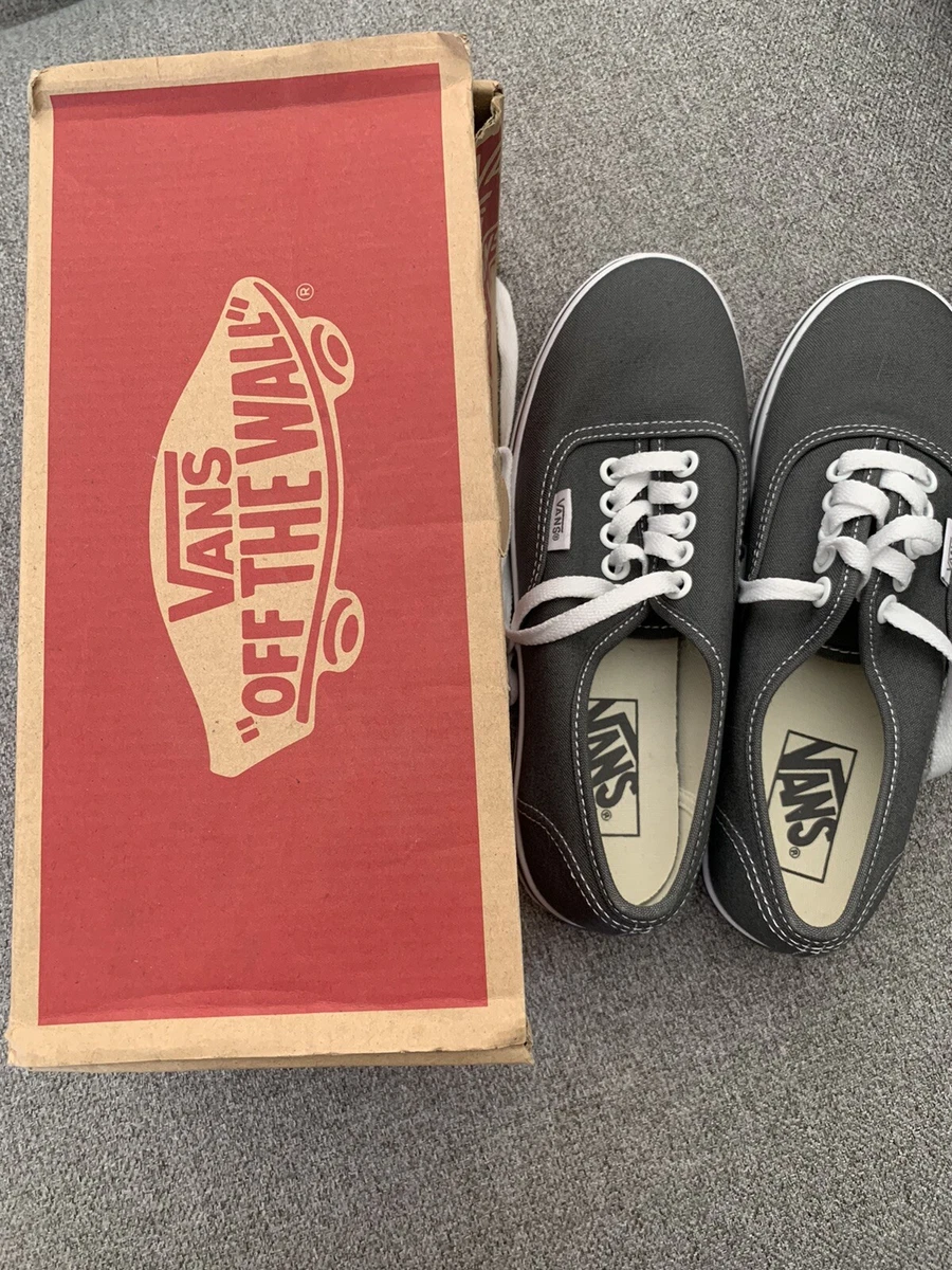 klimaks solopgang Demontere Vans Authentic Lo Pro Unisex Pewter/True Whi Shoes Men US 4.0 Women US 5.5  NIB | eBay