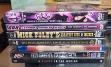 Vintage wrestling DVD lot some scarce ROH / WEW  / FWE / Mick Foley++ READ!
