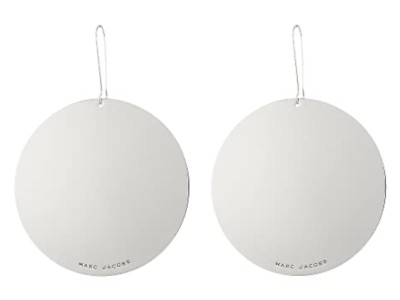 Marc Jacobs Off the Hook Disc Earrings in Silver W1306