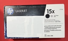 Genuine HP 15X C7115X Brand New Factory Sealed Black Toner Cartridge