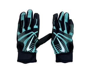 Nike Youth Kids Medium Baseball Gloves Aqua Black Little League Tee-Ball