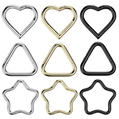 Titan Septum Piercing Segmentring Ohr Knorpel Daith Tragus Helix Ring