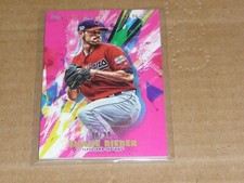 2020 Topps Inception SHANE BIEBER PINK PARALLEL INDIANS GUARDIANS /99 T928