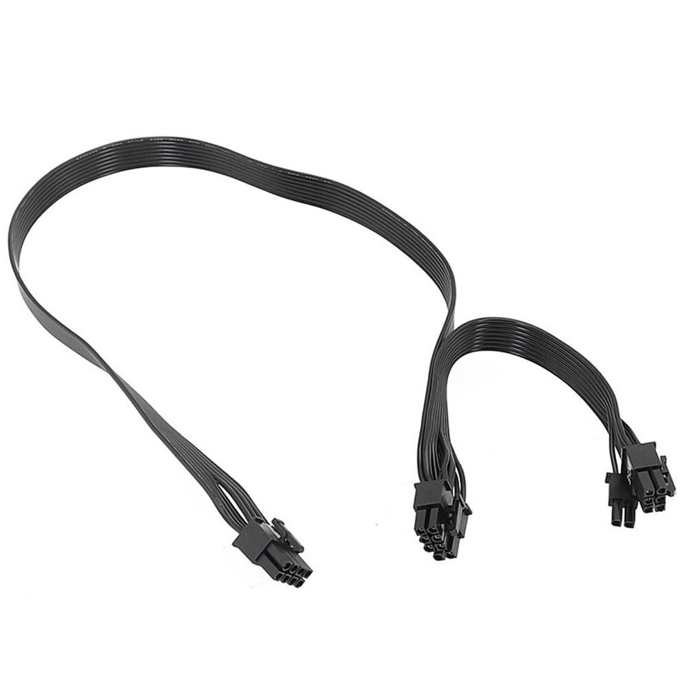 PSU VGA 8pin Male to Dual PCIe 8 (6+2) Pin Male PCIE GPU Cable for