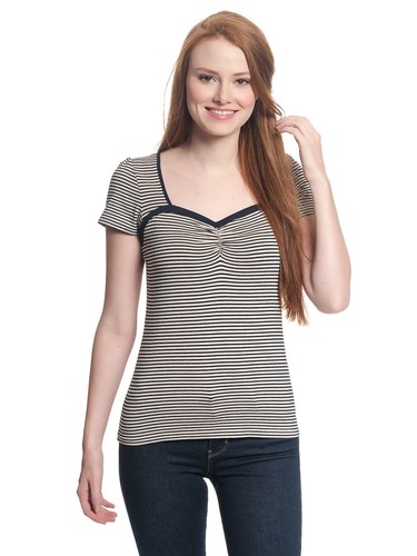 Vive Maria Sailor Salon Shirt Maritim Matrose blau navy creme gestreift 345923 - Picture 4 of 5