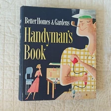 Vintage 1957 BETTER HOMES and GARDENS HANDYMAN's 5 ring BOOK 5th Printing