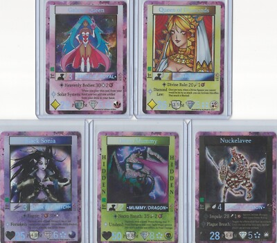 DREAM BOOK Kickstarter Special Box TCG Fabled RARE HIDDEN Holo Foil LOT  128-132
