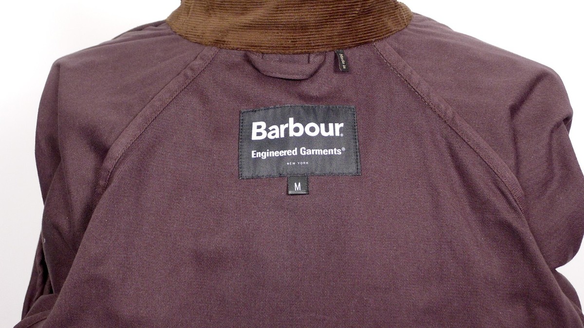 New BARBOUR Engineered Garments Collaboration Graham Wax