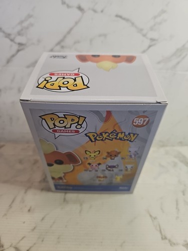 Funko Pop! Pokèmon: #597 GROWLITHE (Flocked) VAULTED FREE POP PROTECTOR - Picture 4 of 5