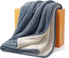 Cozy Waterproof Dog Blanket for Bed Couch - Soft Plush for Small Medium Pets