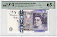 Great Britain 20 Pounds 2006 P-392c PMG 65 EPQ