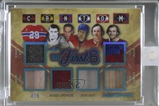 2018 Ultimate The First 6 Platinum 4/5 Ken Dryden Rogie Vachon Steve Shutt 0c3