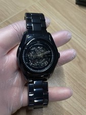 Emporio Armani Meccanico Automatic AR14-14-30 Schwarze Keramik 20 Jewels …