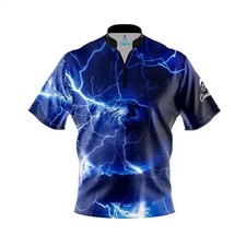  Custom Name - Electrical Lightning Bowling Jersey - Size S-5XL