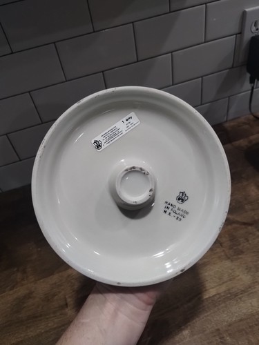 Porta asciugamani carta ceramica polacca Bolestawcu blu verde - fatto a mano Polonia alto 14" - Foto 5 di 7