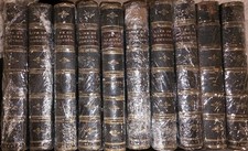 The Life of Samuel Johnson – James Boswell – Complete 10 Vols – 1835 – Leather 