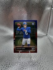 2025 Donruss Optic - Jaxson Dart 2015 Retro #2 SP - Rookie Giants Red White Blue