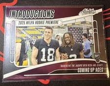 2025 Panini Absolute - Introductions Ashton Jeanty, Jack Bech #I-AJY (RC)